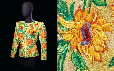 ysl jacket auction|5 minutes with Yves Saint Laurent’s ‘Sunflowers’ jacket.